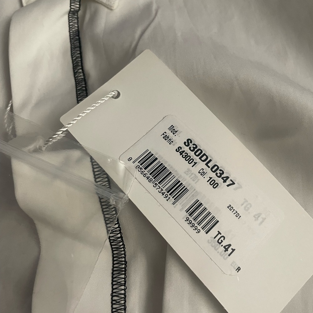 Maison Margiela Mens Cotton Stitch Shirt Sz 41/L - Picture 10 of 12